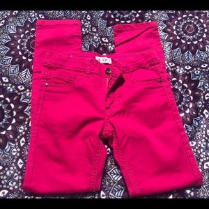 💥 [Urban Star] Fuchsia Straight Leg Jeans